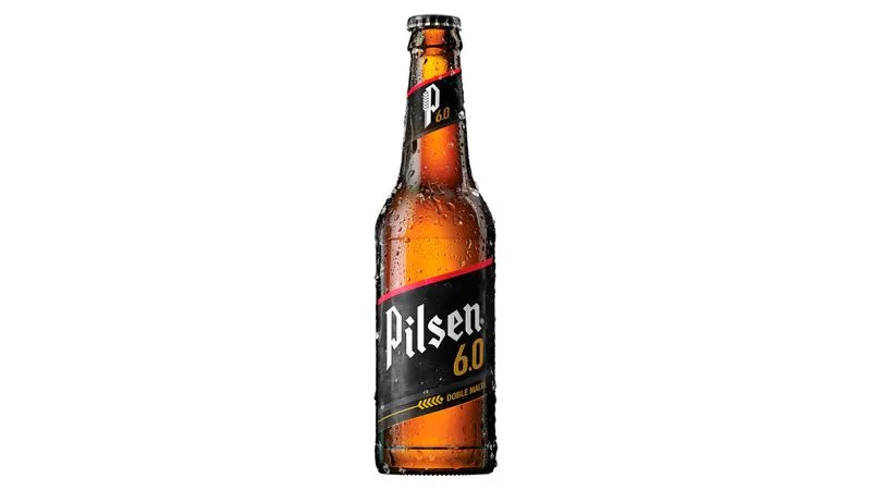 CERVEZA VIDRIO PILSEN NEGRA 6.0 LITRO