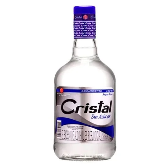AGUARDIENTE CRISTAL SIN AZUCAR 750 ML