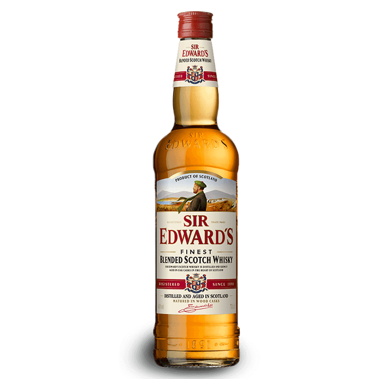 WHISKY SIR EDWARD S FINEST BLENDED SCOTH 1000 ML