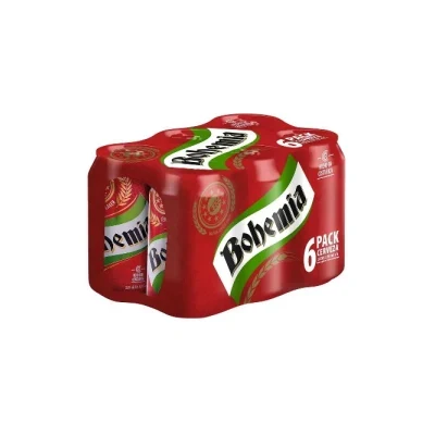 CERVEZA LATA BOHEMIA SIX PACK 350 ML