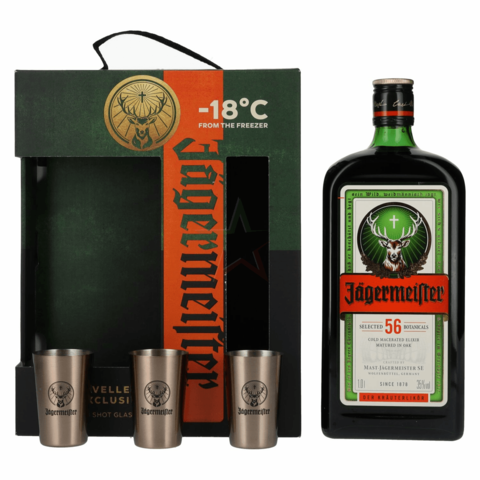 APERITIVOS JAGERMEISTER L CON 3 COPAS