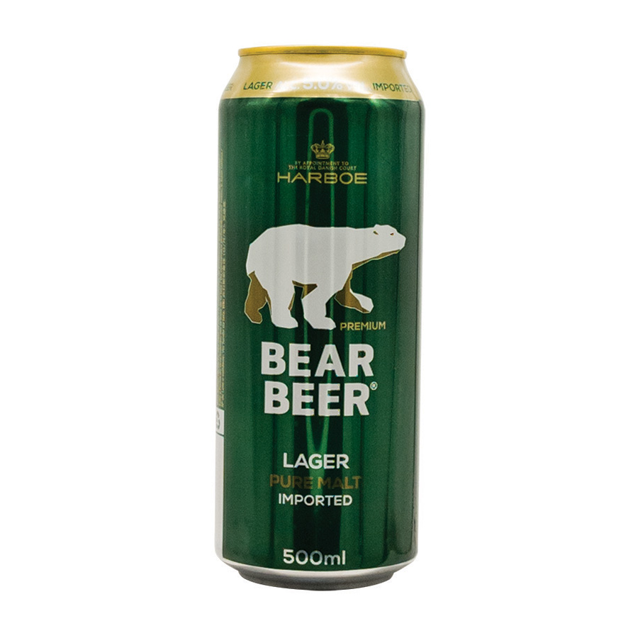 CERVEZA BEAR BEER LATA 500 ML