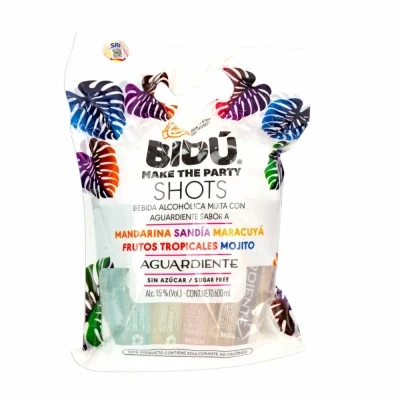 PAQUETE SHOTS BIDU AGUARDIENTE